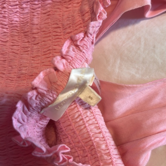 Pink Halter Ruffle Dress - Picture 3 of 3